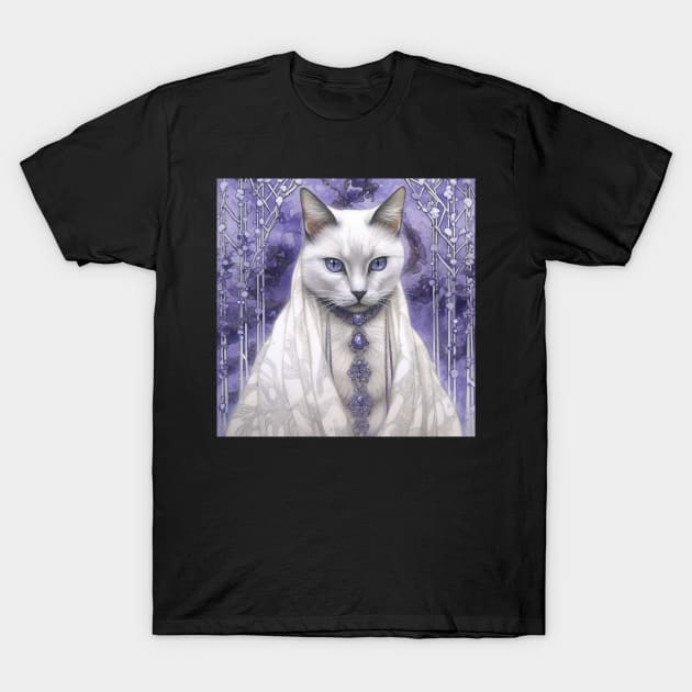 Siamese Portrait T-Shirt by Enchanted Reverie